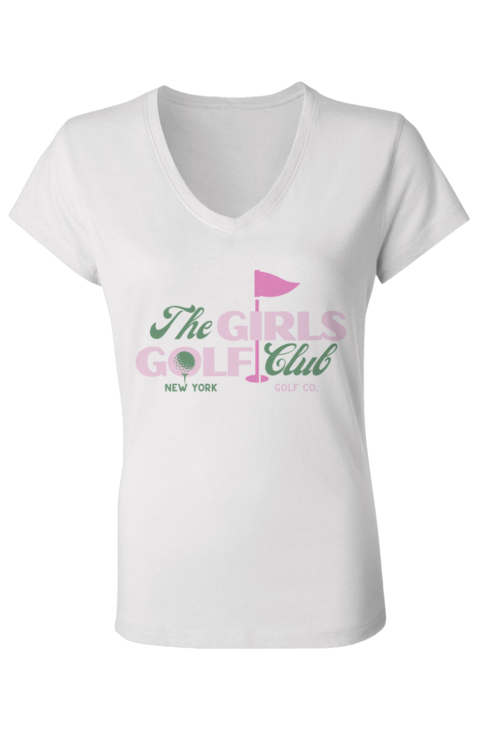 Ladies Jersey V-Neck T-Shirt