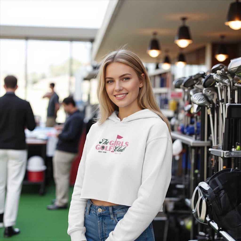 The Green Fade Cropped Hoodie
